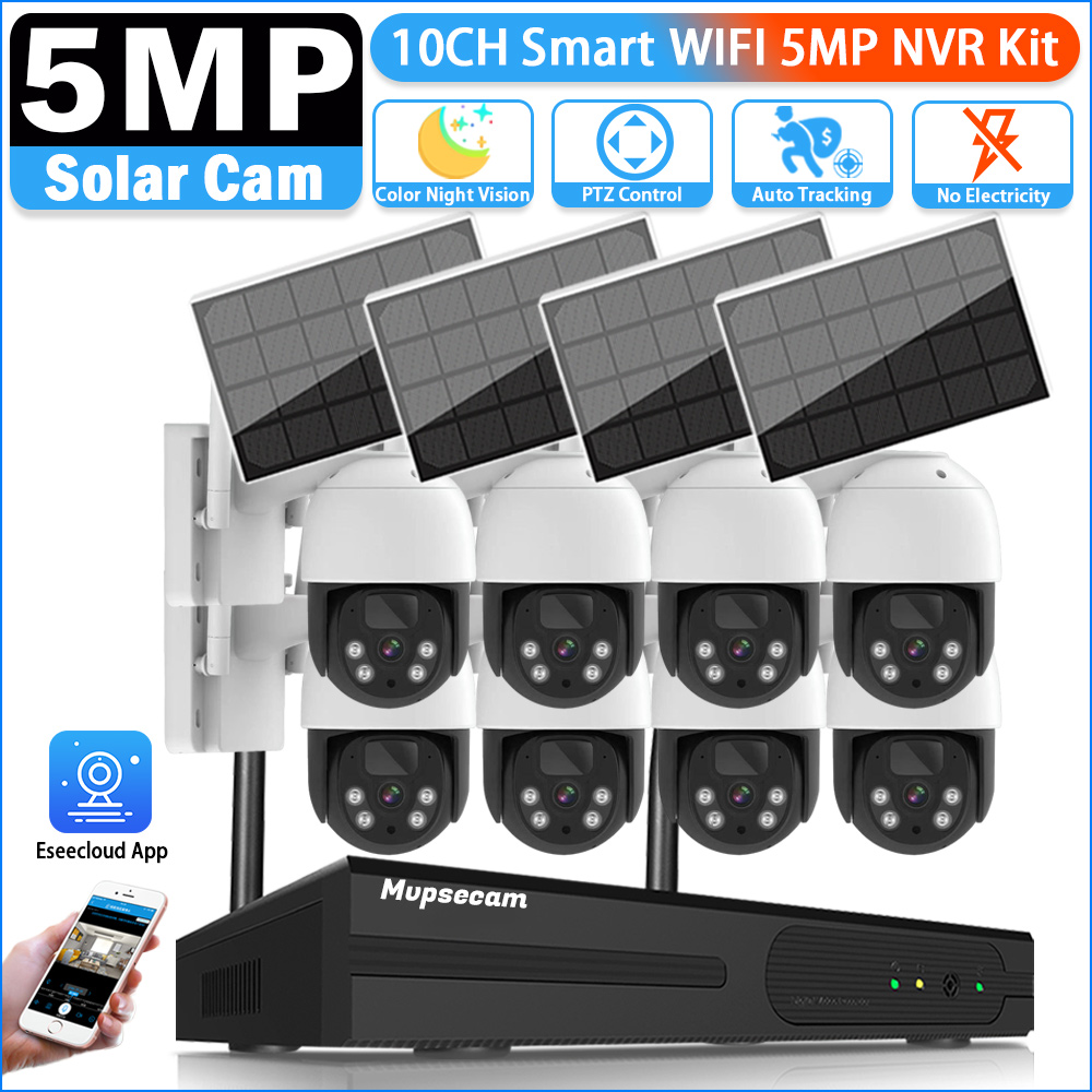 Nvr Kit 8 Channel - 5MP 16CH ไร้สาย NVR ระบบรักษาความปลอดภัย WIFI