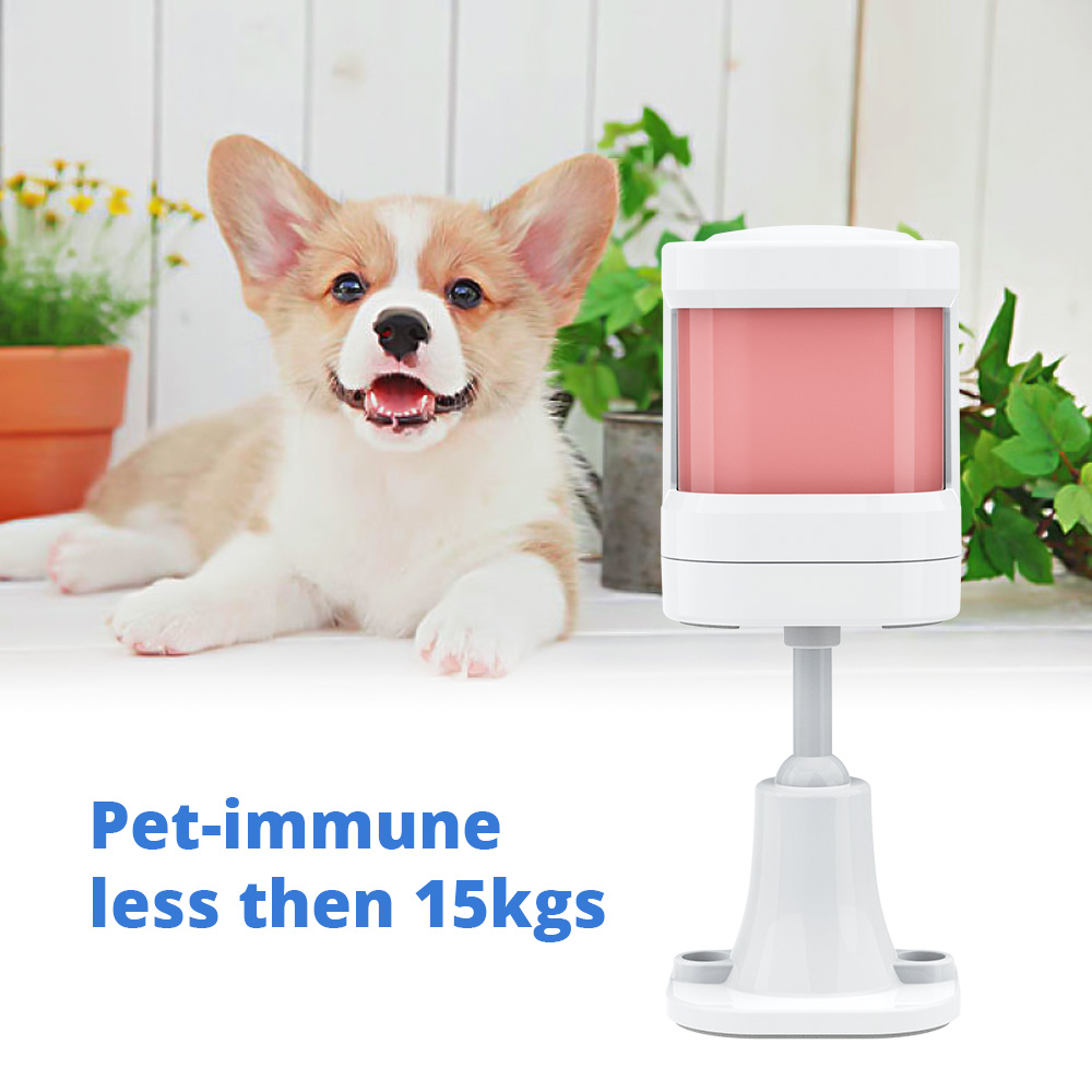 Pet Immune Pir Sensor - P20 Anti-สัตว์เลี้ยง PIR Motion Sensor เครื่องตรวจจับอินฟราเรดไร้สายพร้อมแบตเตอรี่สําหรับ