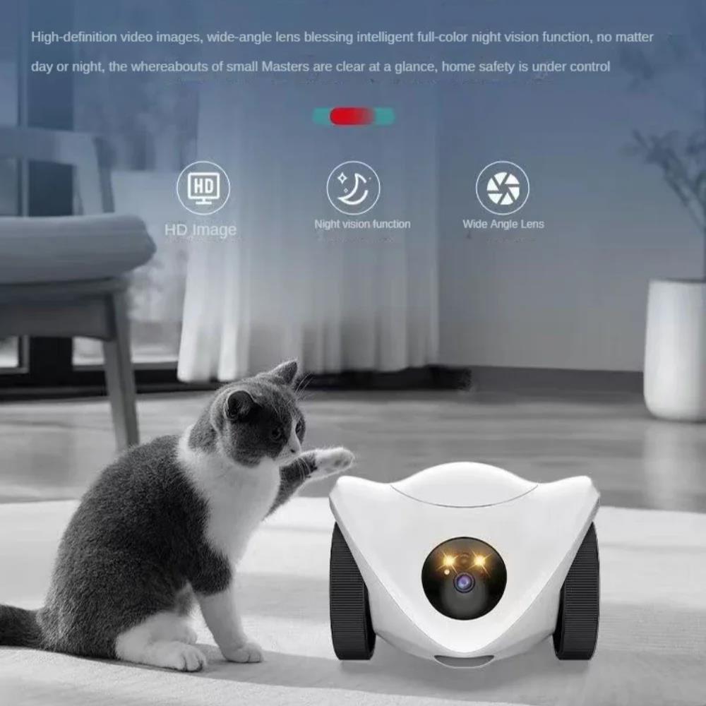 Home Security Robot Dog - สัตว์เลี้ยงหุ่นยนต์กล้อง 2MP HD Wifi กล้องการตรวจจับการเคลื่อนไหว Two