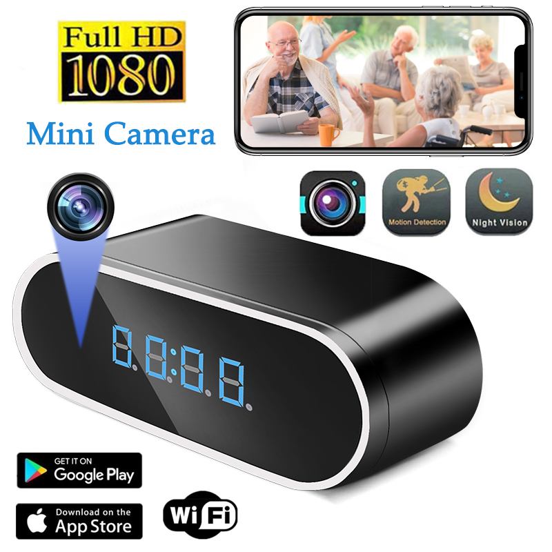 Hidden Camera Clock - Full HD 1080P นาฬิกาปลุกมินิกล้องไร้สาย WiFi ควบคุม