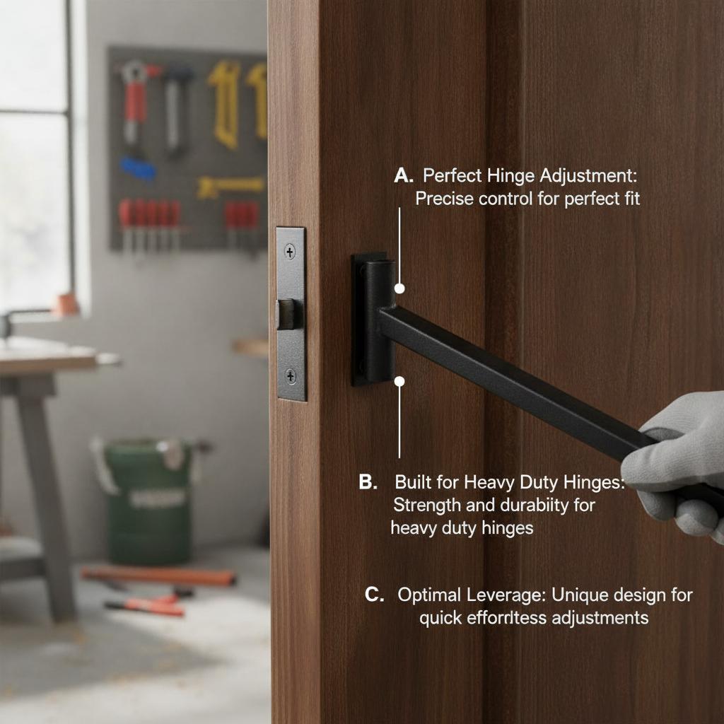Home Security Project - เครื่องมือปรับบานพับประตูแบบ Heavy Duty 134 180 Gauge