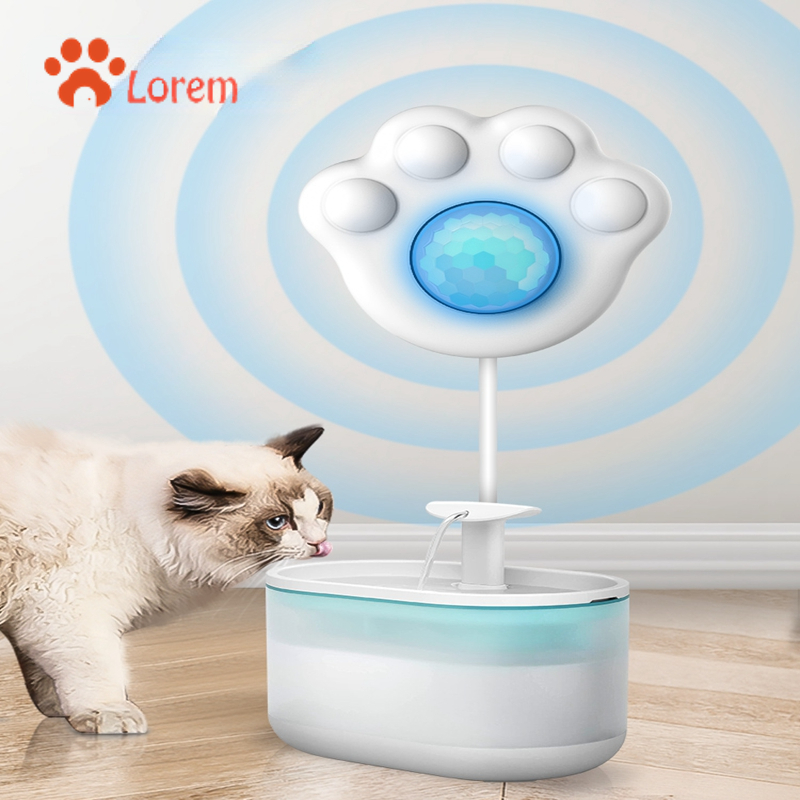 Pet Immune Pir Sensor - เซ็นเซอร์น้ําพุแมว PIR Motion Sensor รูปอุ้งเท้าสําหรับตู้น้ําสัตว์เลี้ยงอัตโนมัติทั้งหมดพร้อมอินเทอร์เฟซ USB
