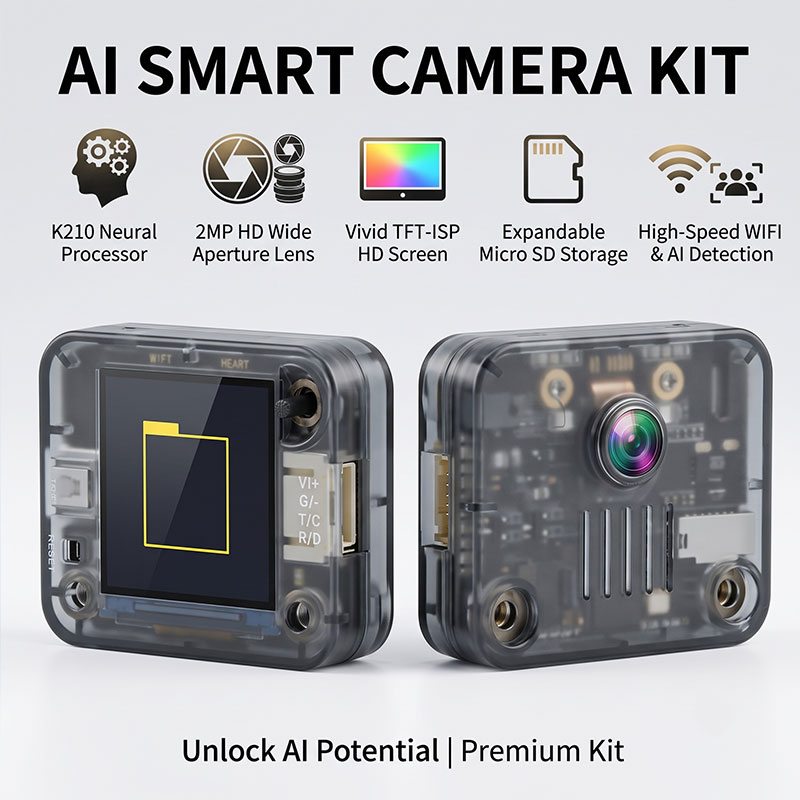 Home Security Project - โมดูลการรับรู้ภาพด้วย AI Sentry2 K210 กล้องรักษาความปลอดภัยบ้านอัจฉริยะส่งภาพผ่าน WiFi