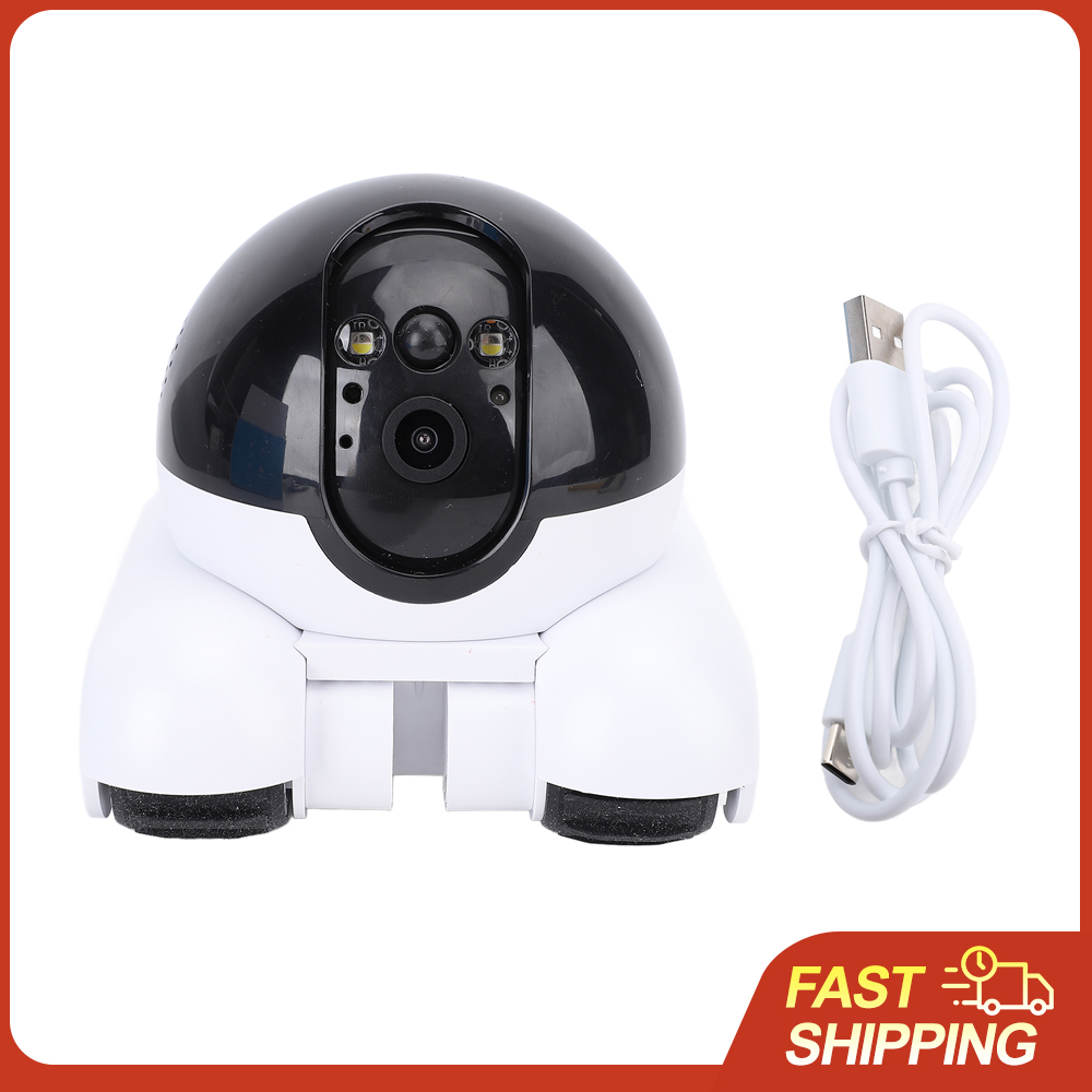 Home Security Robot Dog - กล้องรักษาความปลอดภัยในร่ม 2MP เลนส์คู่ แบตเตอรี่แบบชาร์จได้ 5200mAh ควบคุมผ่านแอพ