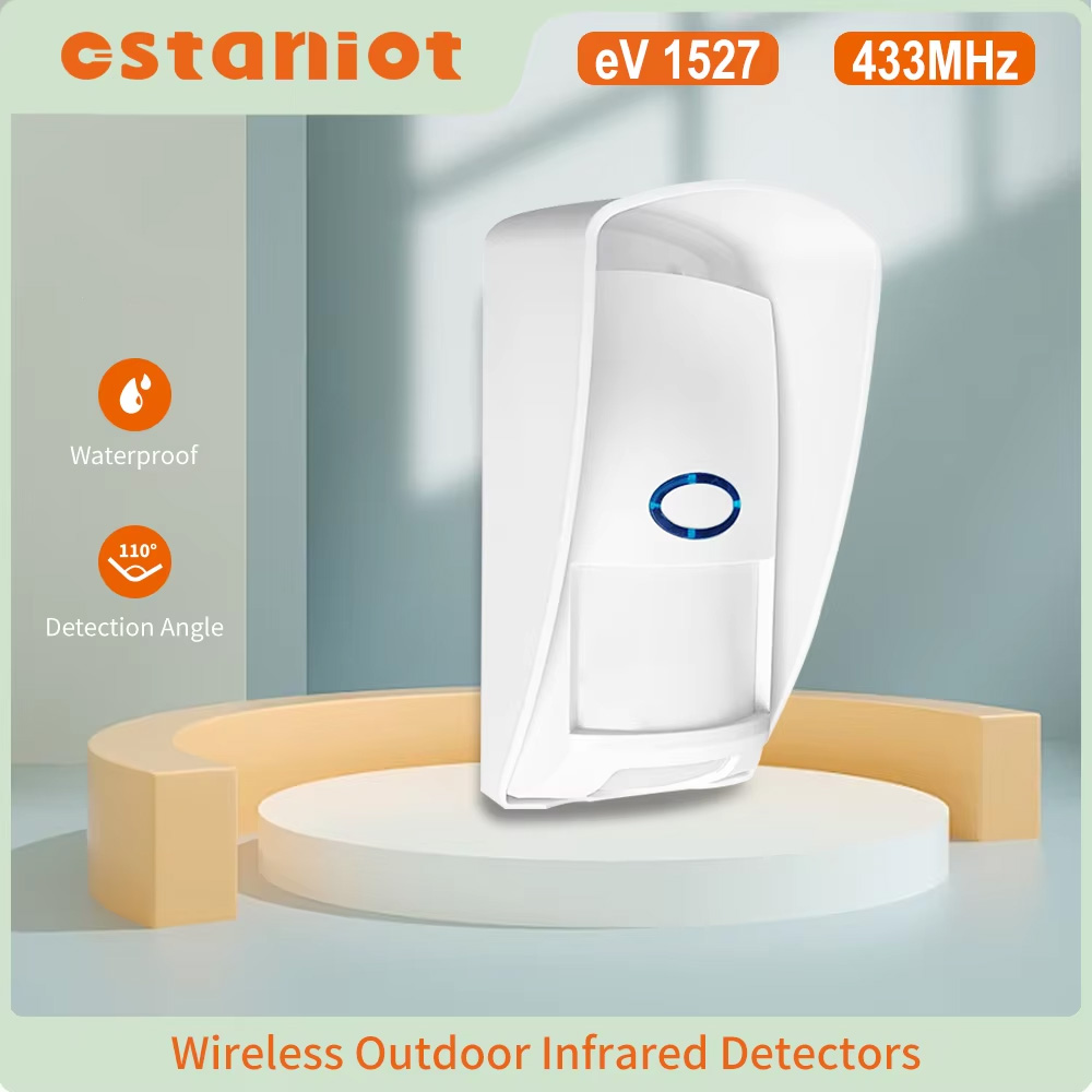 Pet Immune Pir Sensor - Staniot 433MHz เครื่องตรวจจับการเคลื่อนไหว PIR กลางแจ้งขนาดเล็กสมาร์ทโฮมเครื่องตรวจจับการเคลื่อนไหวร่างกายอินฟราเรดเซ็นเซอร์สัญญาณกันขโมย °