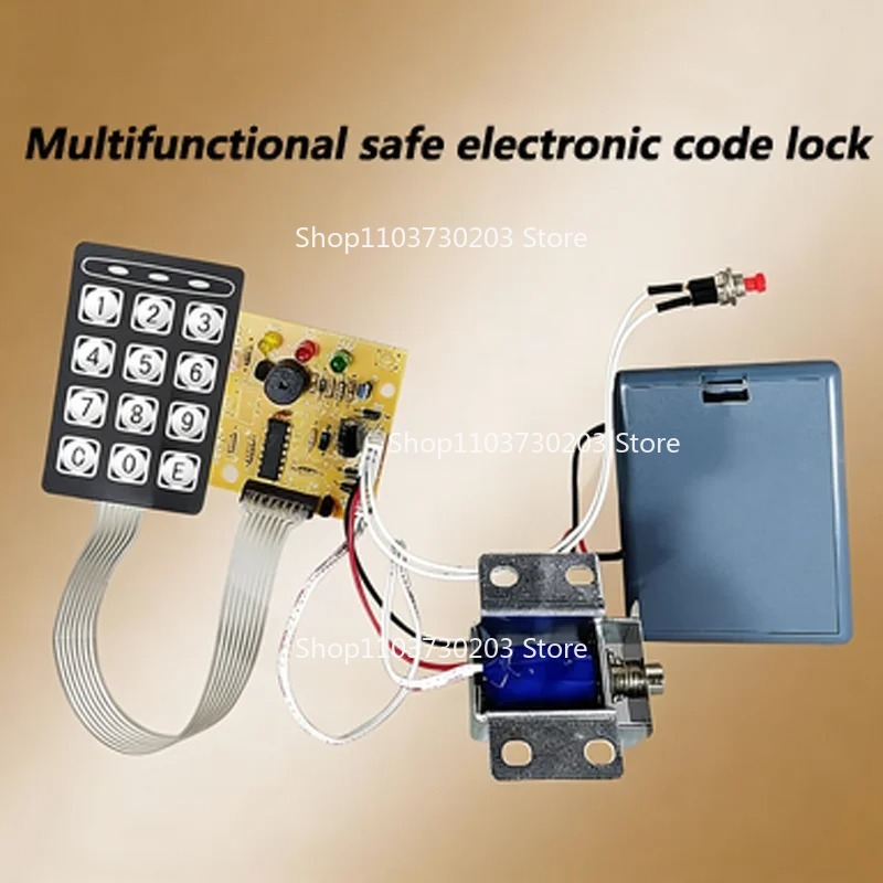 Home Security Safe - ชุดซ่อมแผงควบคุมตู้เซฟอเนกประสงค์ ใช้เปลี่ยนแผงปุ่มกดอิเล็กทรอนิกส์ต่างๆ ของตู้เซฟ อุปกรณ์เสริมสำหรับล็อค