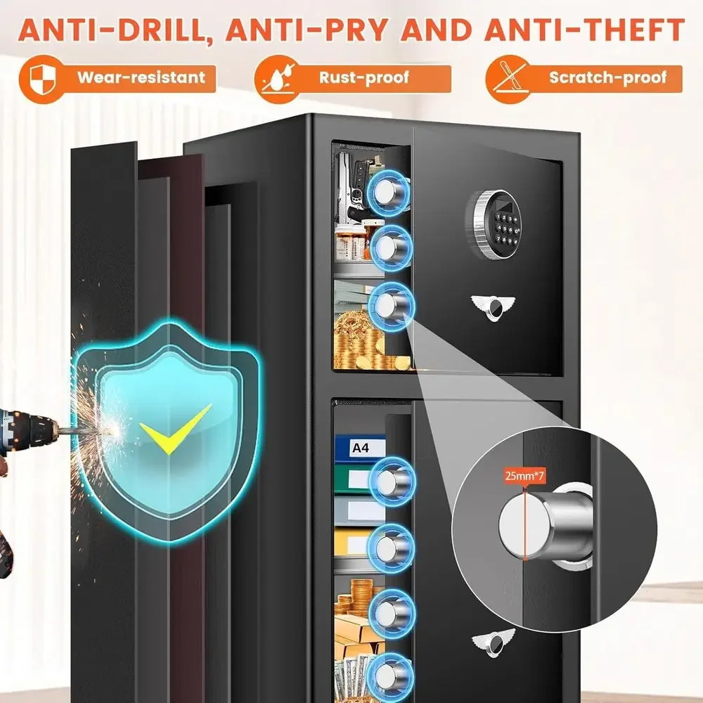 ตู้เซฟนิรภัยแบบสองประตู ขนาด 3 - Home Security Officer บทวิจารณ์และราคา