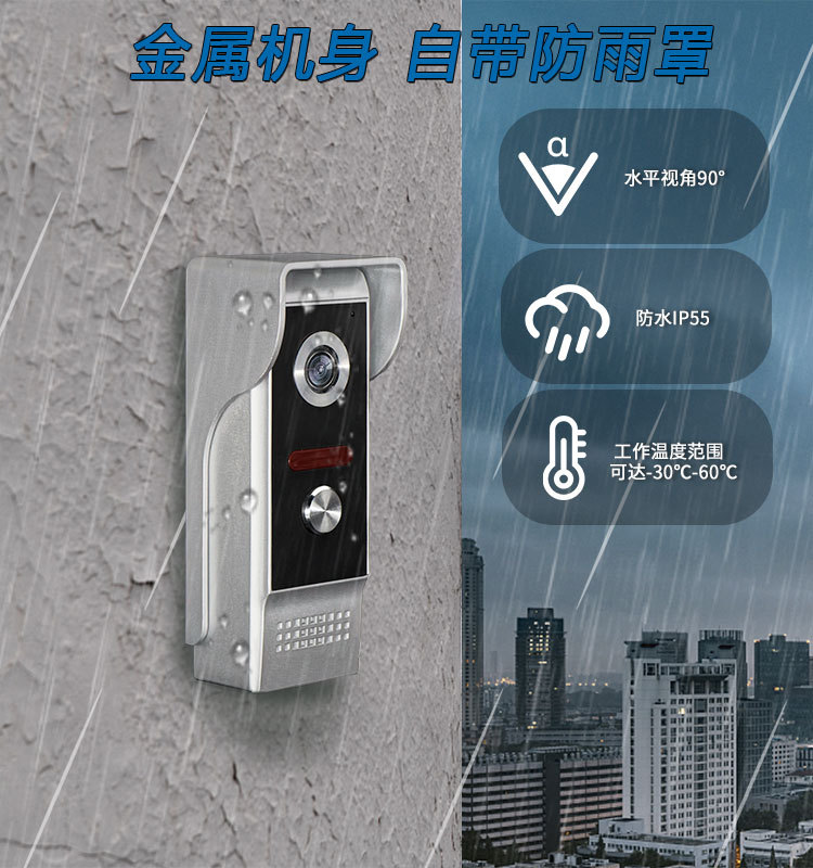 จอภาพ TFT ขนาด 4.3 นิ้ว  โทรศั - Peephole Camera Viewer บทวิจารณ์และราคา