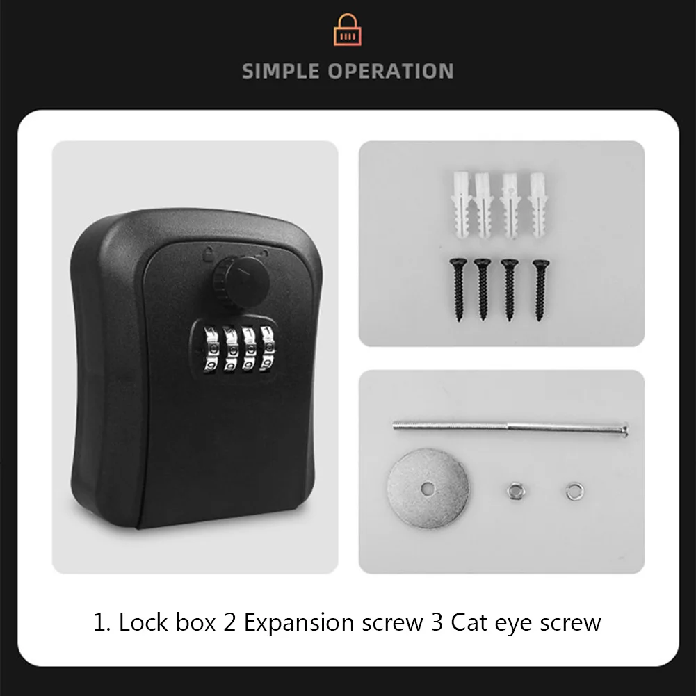 กล่องเก็บกุญแจกล่องล็อครักษาคว - Home Security Key Box บทวิจารณ์และราคา