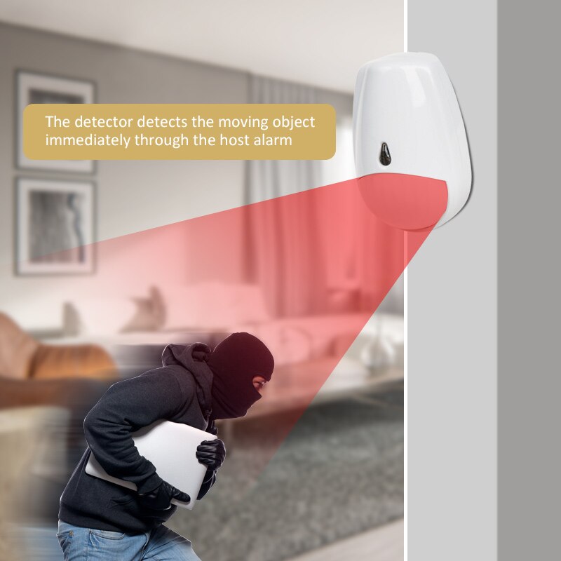 433MHz ไร้สาย ป้องกันการโจรกรร - Pet Immune Pir Sensor บทวิจารณ์และราคา