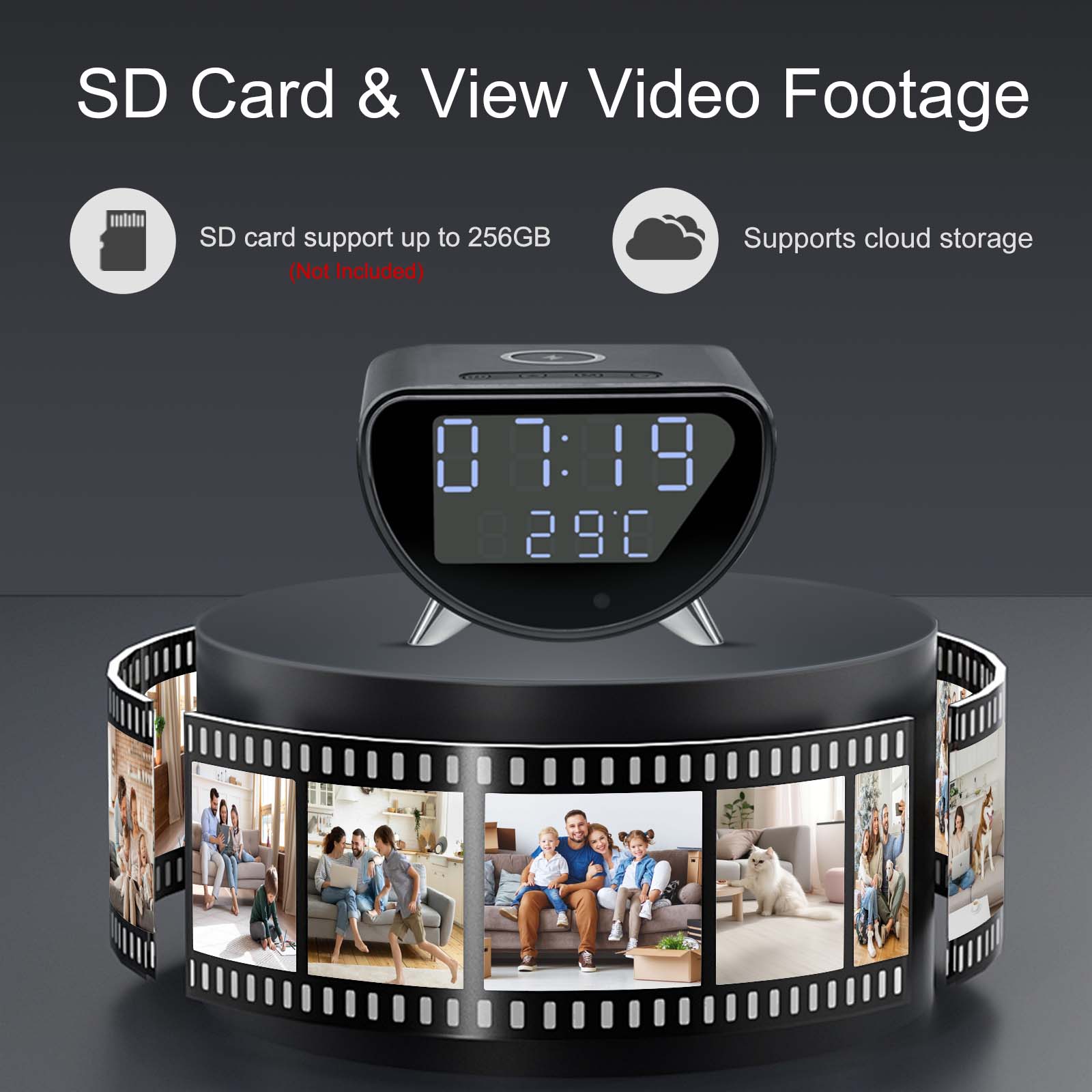 กล้องนาฬิกา WiFi พร้อมเครื่องช - Hidden Camera Clock บทวิจารณ์และราคา