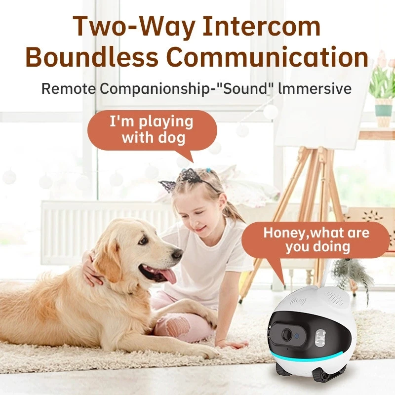 กล้องวงจรปิดอัจฉริยะ 2MP 1080P - Home Security Robot Dog บทวิจารณ์และราคา