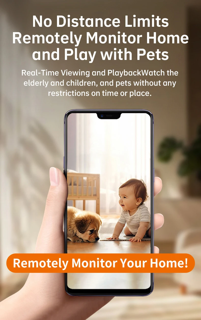 กล้องวงจรปิดอัจฉริยะ 2MP 1080P - Home Security Robot Dog บทวิจารณ์และราคา