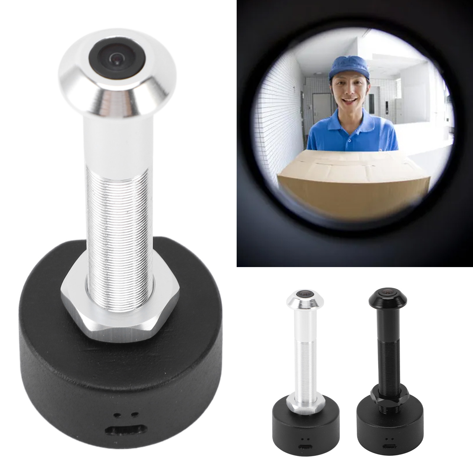 กล้องส่องตาแมวอัจฉริยะ 1080P พ - Peephole Camera Viewer บทวิจารณ์และราคา