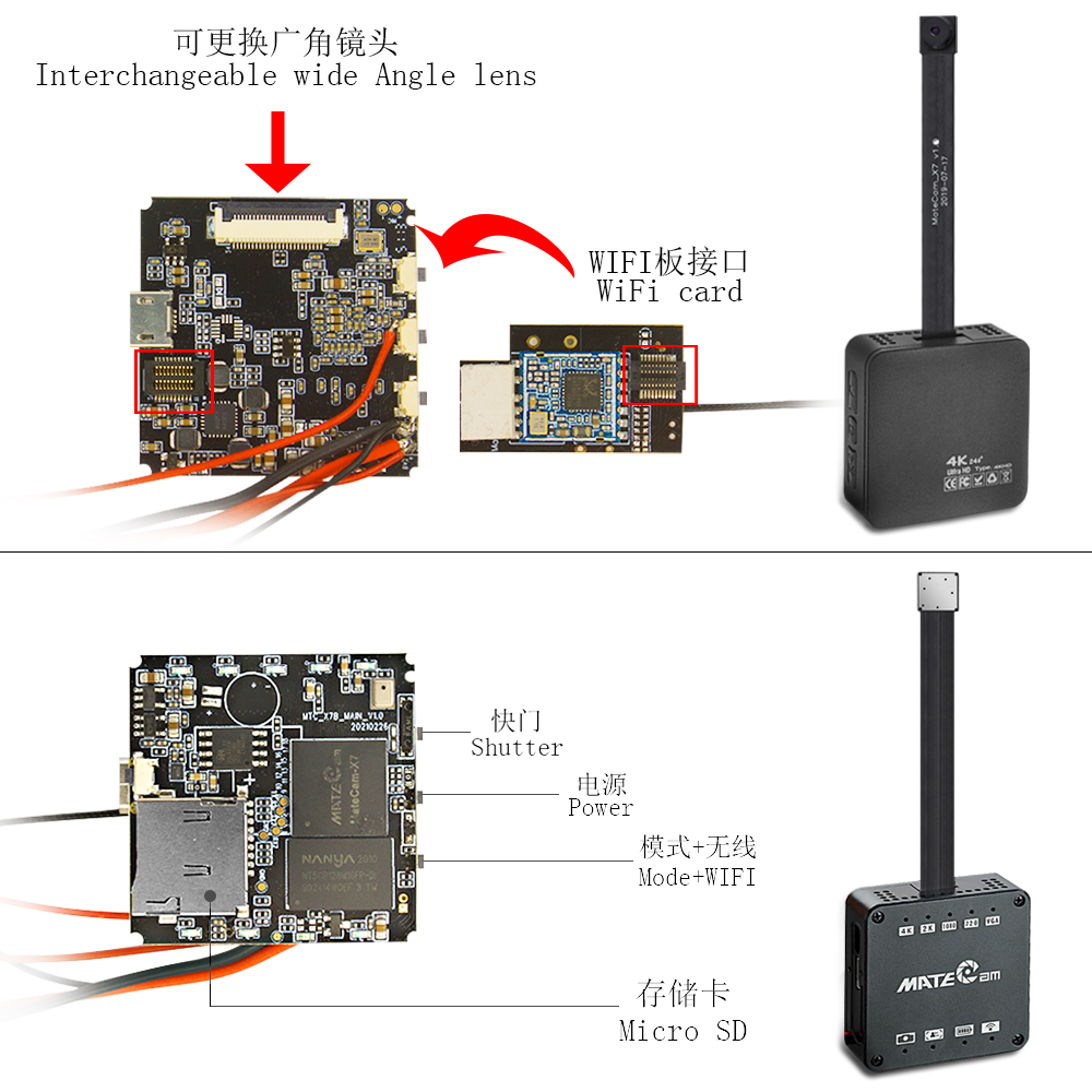MateCam X7 4K 30FPS 13MP Wifi  - Home Security Hidden Cameras บทวิจารณ์และราคา