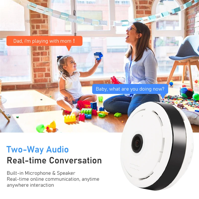 V380โปร WiFi กล้องพาโนราม่า108 - Hidden Camera Clock บทวิจารณ์และราคา