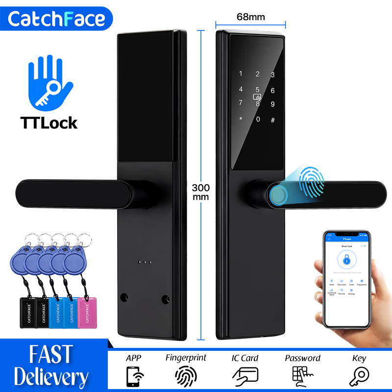 บลูทูธลายนิ้วมือประตูล็อค TTLo - Home Security Door Reinforcement Lock บทวิจารณ์และราคา