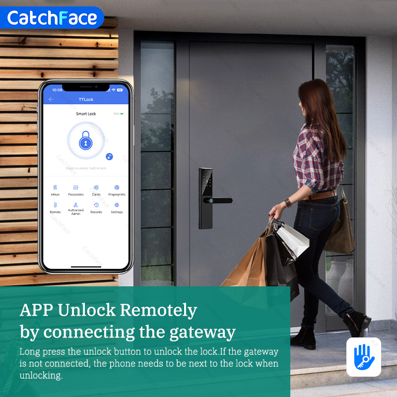 บลูทูธลายนิ้วมือประตูล็อค TTLo - Home Security Door Reinforcement Lock บทวิจารณ์และราคา