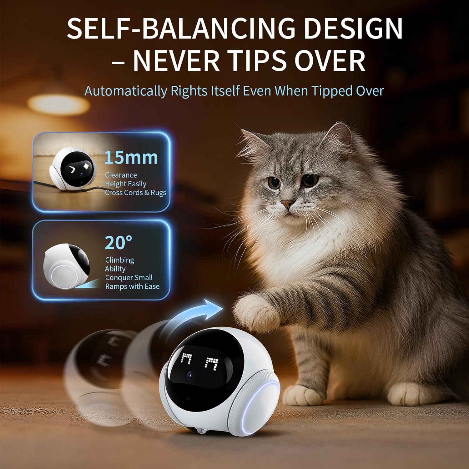 กล้องสัตว์เลี้ยงแบบเคลื่อนย้าย - Home Security Robot Dog บทวิจารณ์และราคา