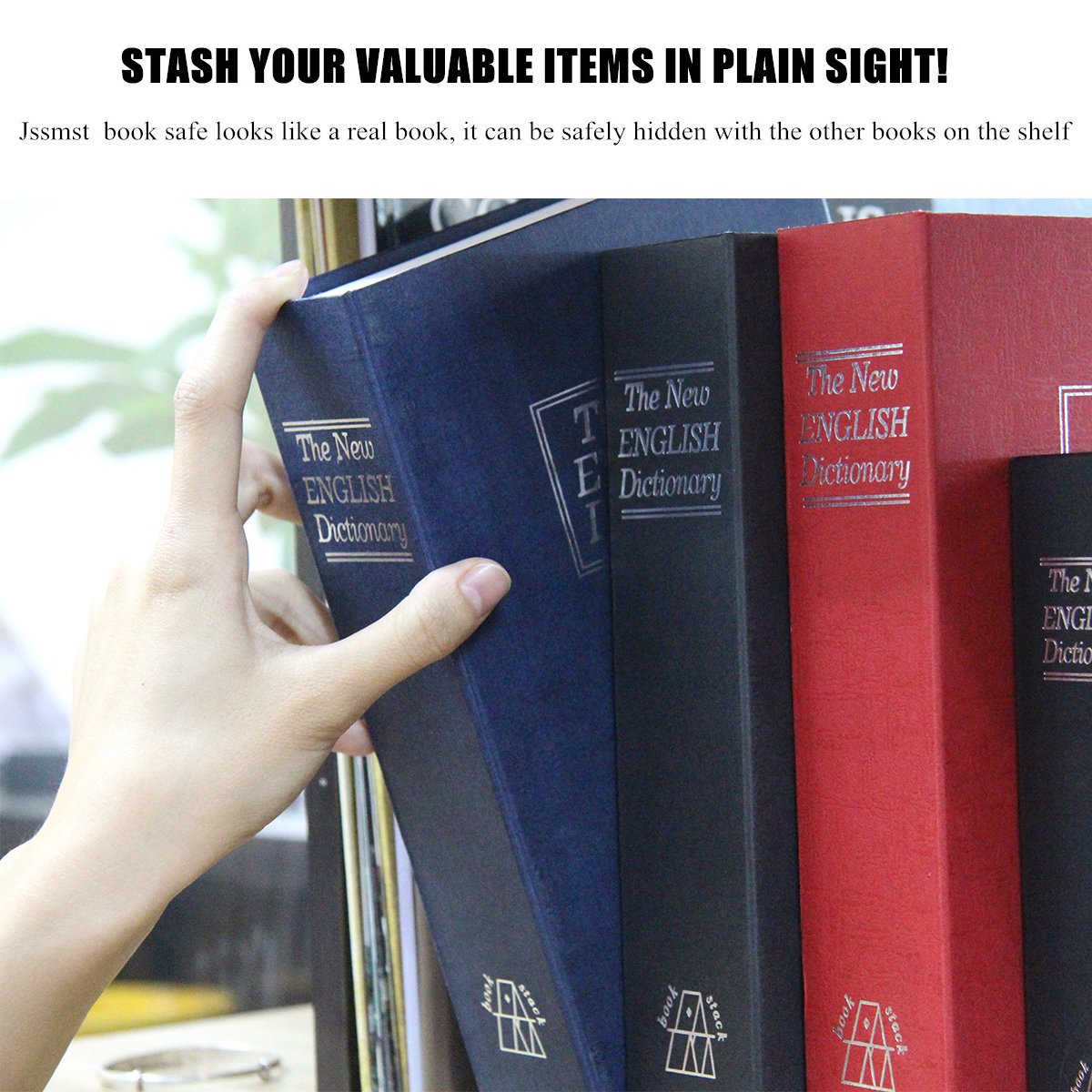 หนังสือปลอดภัยพร้อมรหัสล็อคพจน - Home Security Safe บทวิจารณ์และราคา