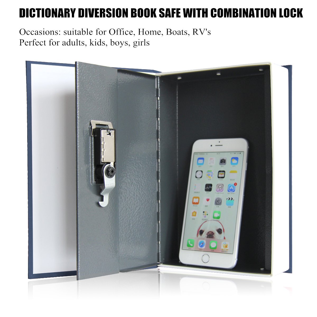หนังสือปลอดภัยพร้อมรหัสล็อคพจน - Home Security Safe บทวิจารณ์และราคา