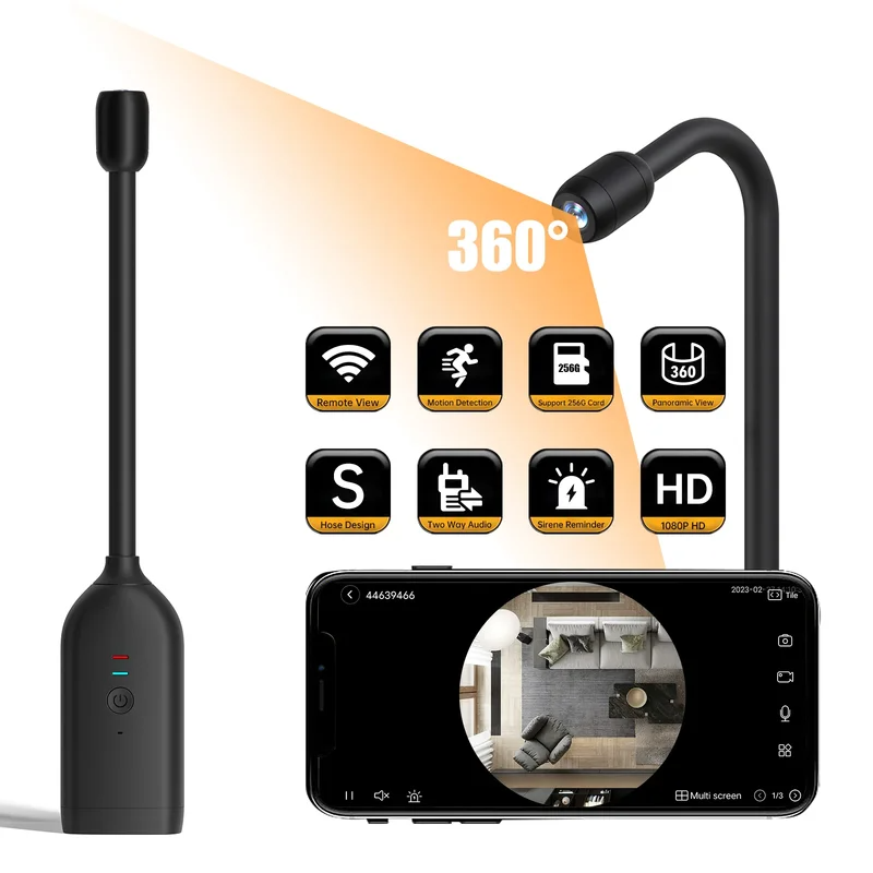 กล้องมินิไวไฟ QJ700 HD 1080P เ - Home Security Hidden Cameras บทวิจารณ์และราคา