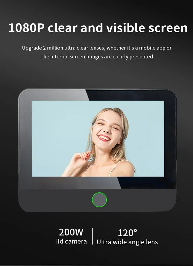 ใหม่ WiFi สมาร์ทประตู Bell Eye - Peephole Camera Viewer บทวิจารณ์และราคา