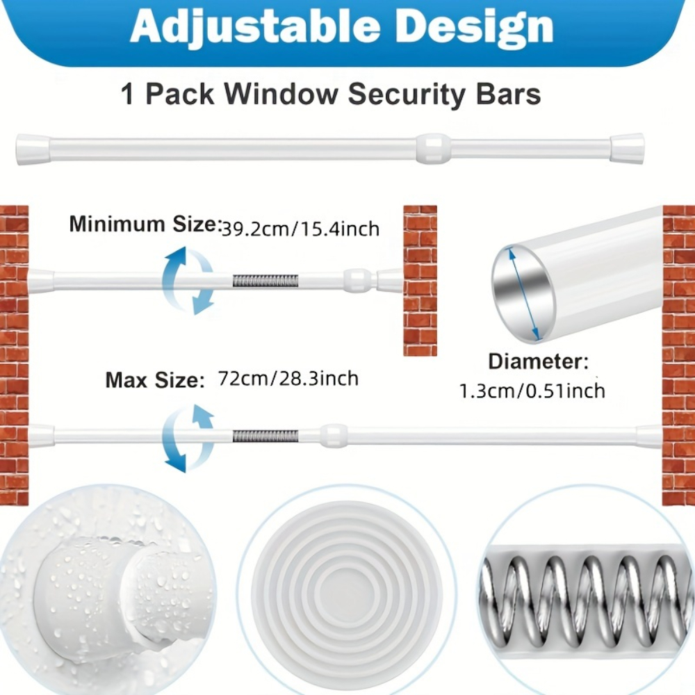 แถบกั้นหน้าต่างและประตูโลหะแบบ - Home Security Door Reinforcement Lock บทวิจารณ์และราคา