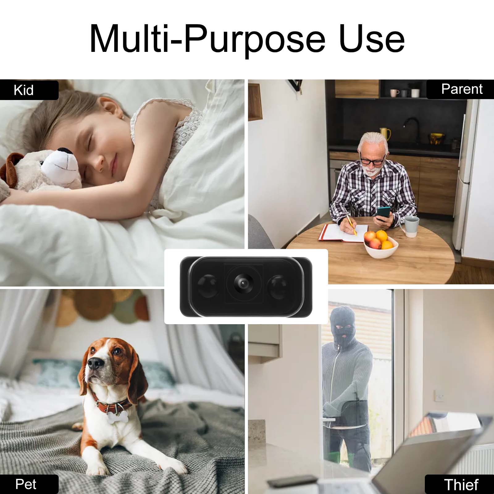 มินิกล้องในร่มขนาดเล็ก WiFi Na - Hidden Camera Clock บทวิจารณ์และราคา