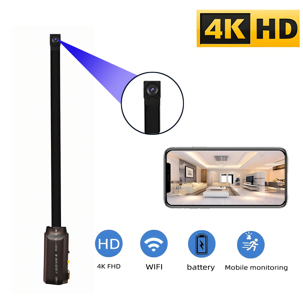 กล้อง WiFi ขนาดเล็ก 4K HD รองร - Hidden Camera Clock บทวิจารณ์และราคา