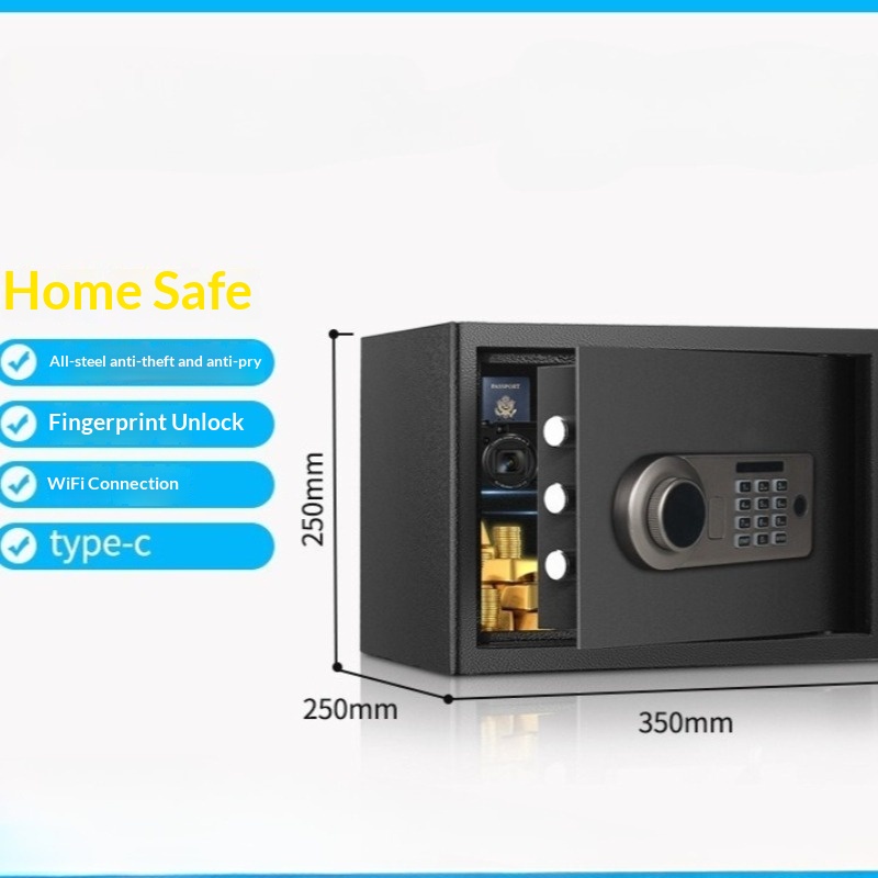 ตู้เซฟอิเล็กทรอนิกส์ขนาดเล็ก 2 - Home Security Safe บทวิจารณ์และราคา