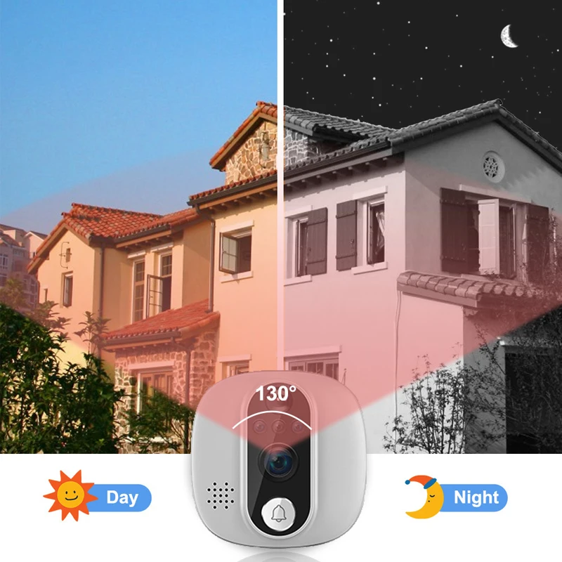 Tuya Video Doorbell 1080P WiFi - Peephole Camera Viewer บทวิจารณ์และราคา