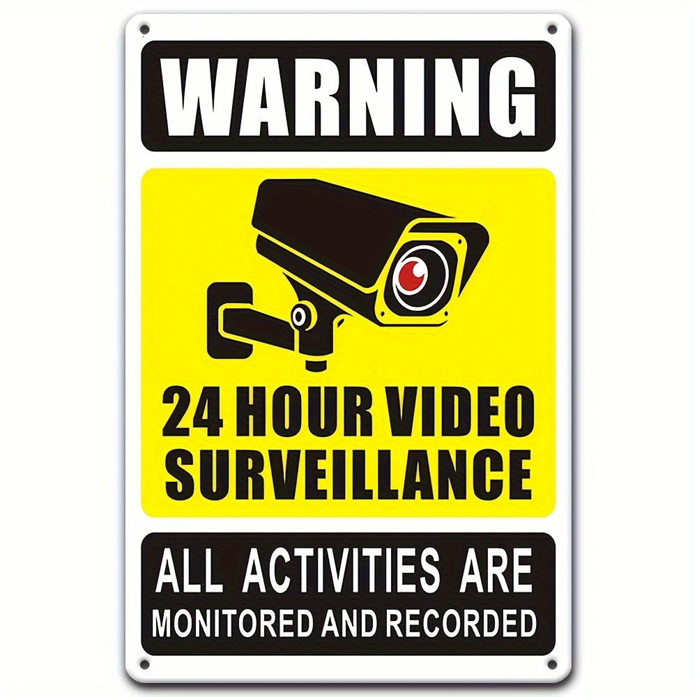 ป้ายอลูมิเนียมแจ้งเตือนกล้องวง - Home Security Hidden Cameras บทวิจารณ์และราคา