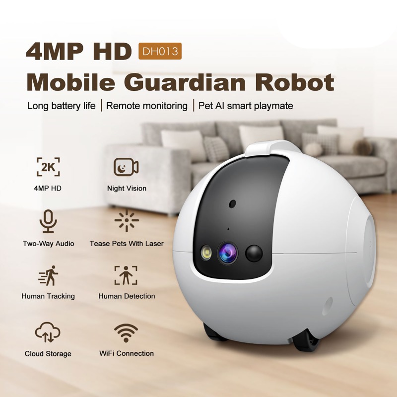 กล้องรักษาความปลอดภัยสำหรับดูแ - Home Security Robot Dog บทวิจารณ์และราคา