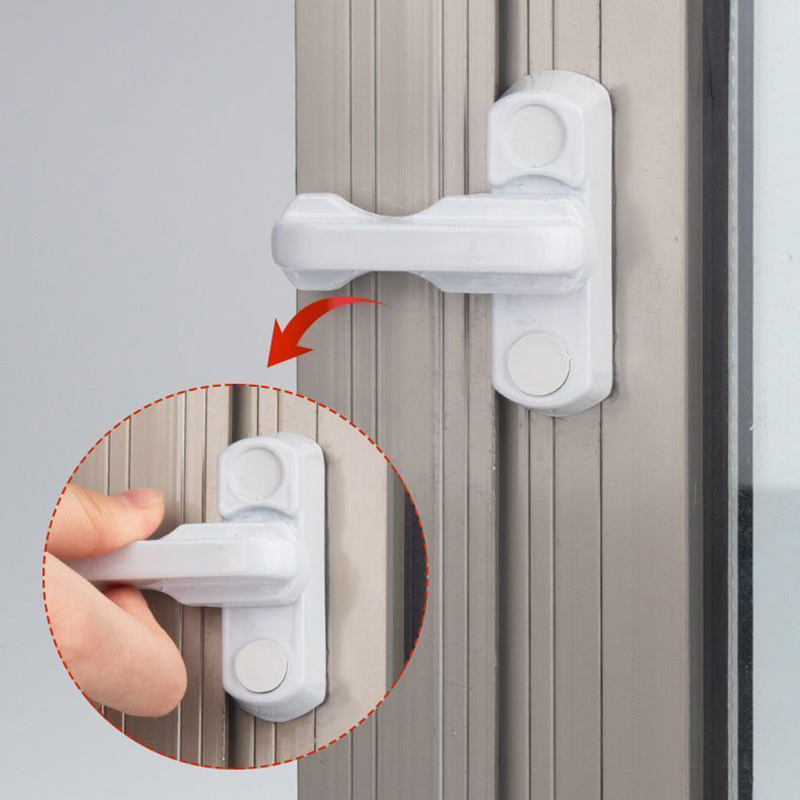 ประตูหน้าต่าง SASH ล็อคพลาสติก - Home Security Door Reinforcement Lock บทวิจารณ์และราคา
