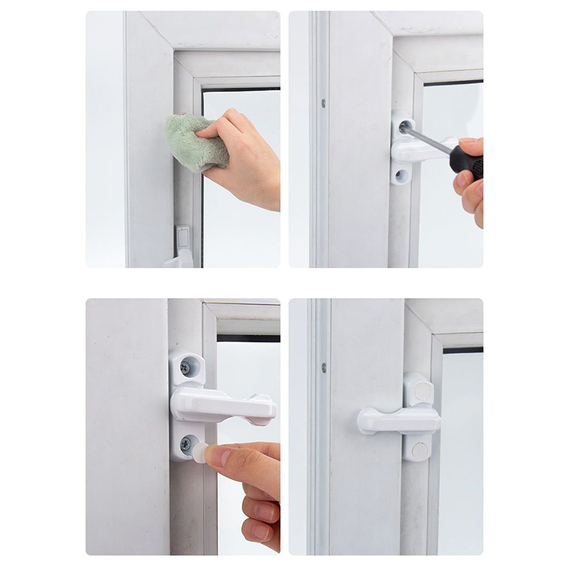 ประตูหน้าต่าง SASH ล็อคพลาสติก - Home Security Door Reinforcement Lock บทวิจารณ์และราคา