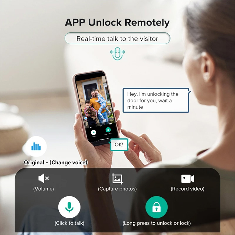 3D Real-time Intercom Face Rec - Peephole Camera Viewer บทวิจารณ์และราคา
