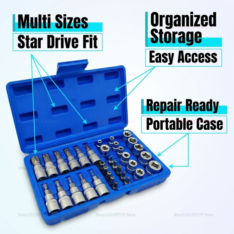 ชุดเครื่องมือซ่อมแซมรถยนต์ 34  - Home Security Project บทวิจารณ์และราคา