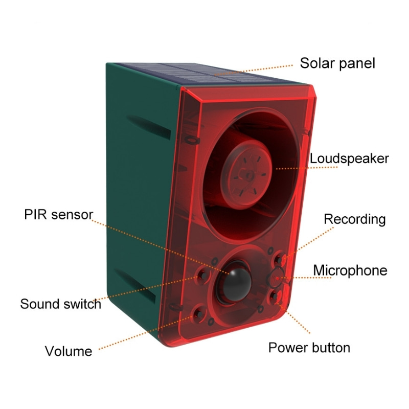 Outdoor Solar Motion Sensor Al - Pet Immune Pir Sensor บทวิจารณ์และราคา