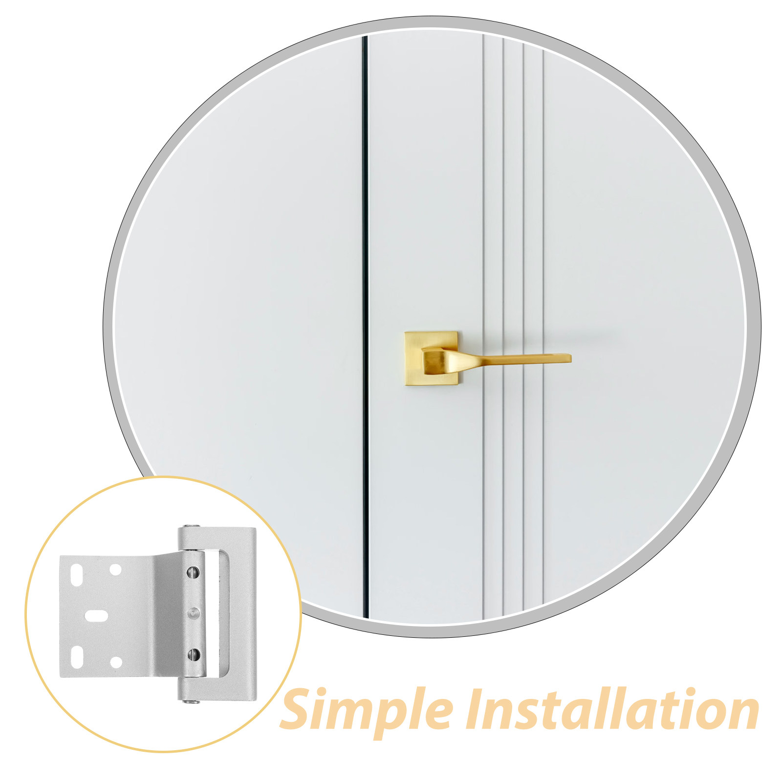 ล็อคประตูนิรภัยอะลูมิเนียมอัลล - Home Security Door Reinforcement Lock บทวิจารณ์และราคา