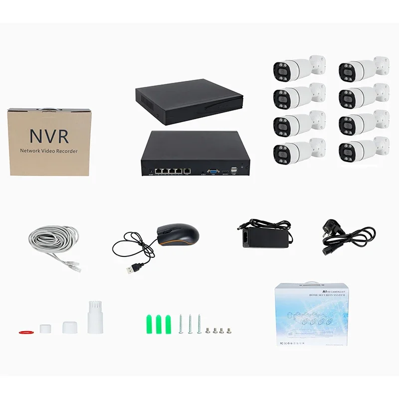 ชุดกล้องวงจรปิด 8CH 5MP PoE NV - Nvr Kit 8 Channel บทวิจารณ์และราคา