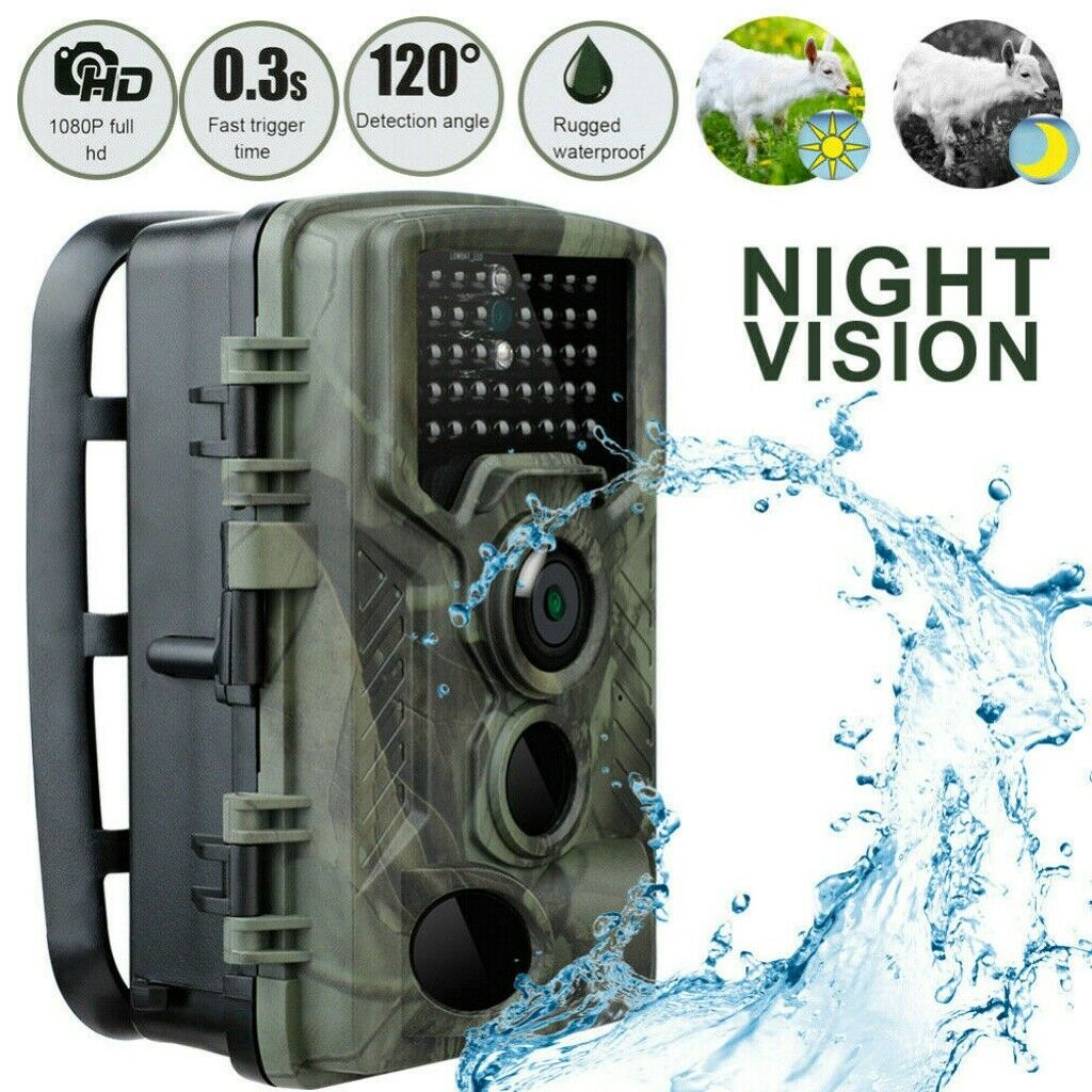 กล้องวิดีโอสำหรับล่าสัตว์ 20MP - Home Security Hidden Cameras บทวิจารณ์และราคา