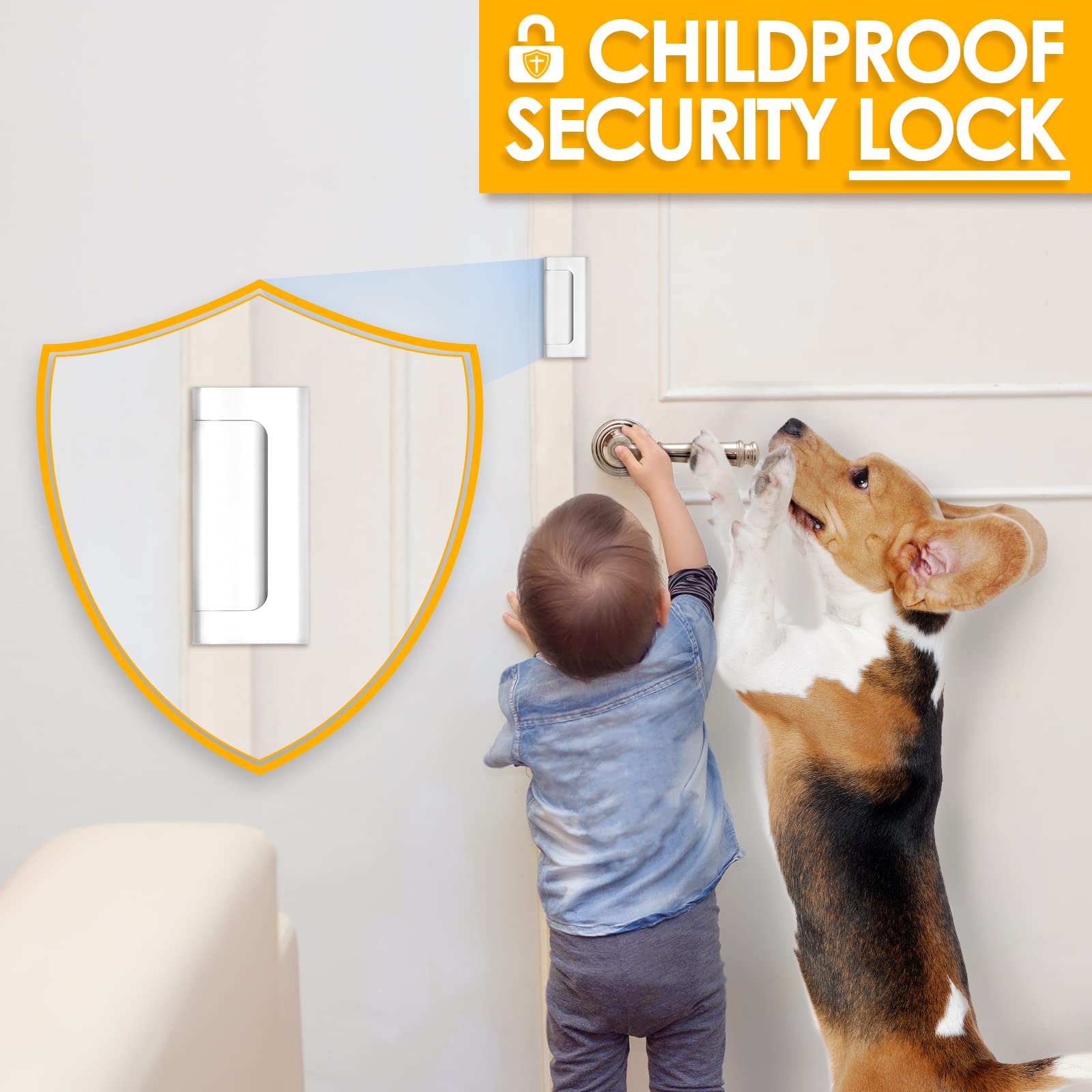 ใหม่ล็อคประตูรักษาความปลอดภัยบ - Home Security Door Reinforcement Lock บทวิจารณ์และราคา