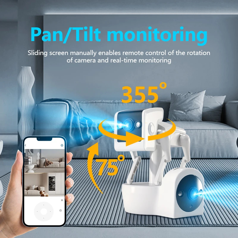 กล้องหุ่นยนต์สุนัข 1080P 5G เล - Home Security Robot Dog บทวิจารณ์และราคา