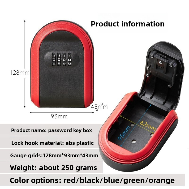 กล่องกุญแจพลาสติกพร้อมรหัสล็อค - Home Security Key Box บทวิจารณ์และราคา