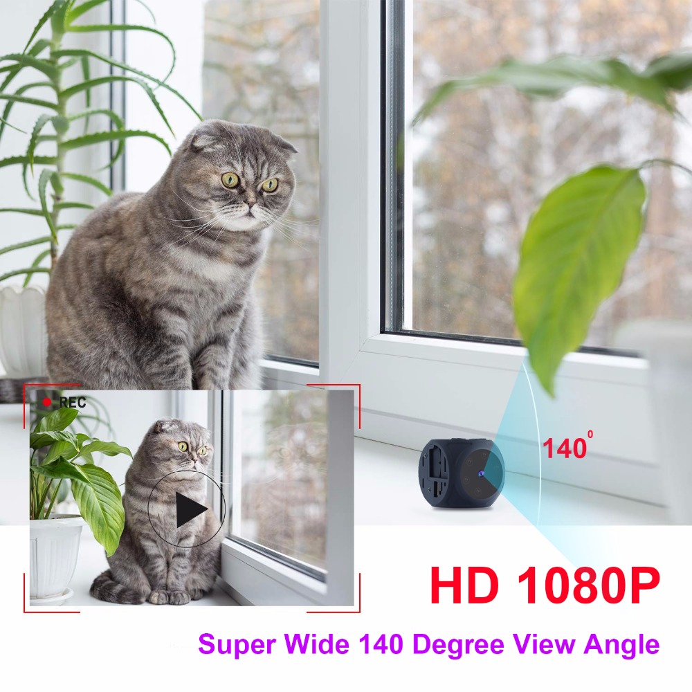 แบบพกพา Mini HD 1080P กล้อง Ni - Home Security Hidden Cameras บทวิจารณ์และราคา