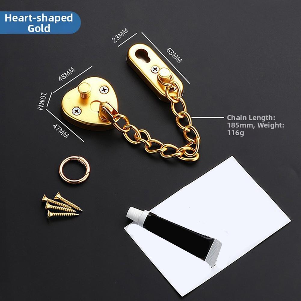 ล็อคโซ่ประตูสแตนเลส ไม่ต้องเจา - Home Security Door Reinforcement Lock บทวิจารณ์และราคา