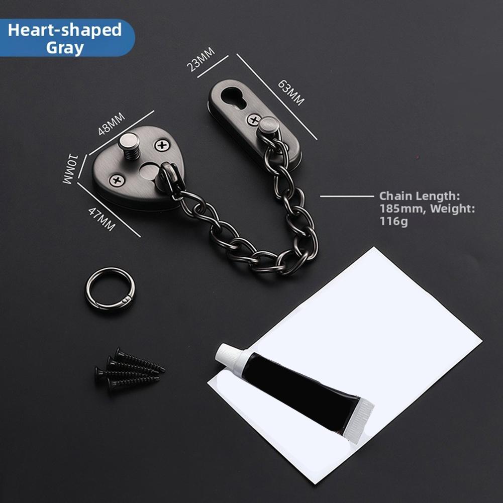 ล็อคโซ่ประตูสแตนเลส ไม่ต้องเจา - Home Security Door Reinforcement Lock บทวิจารณ์และราคา