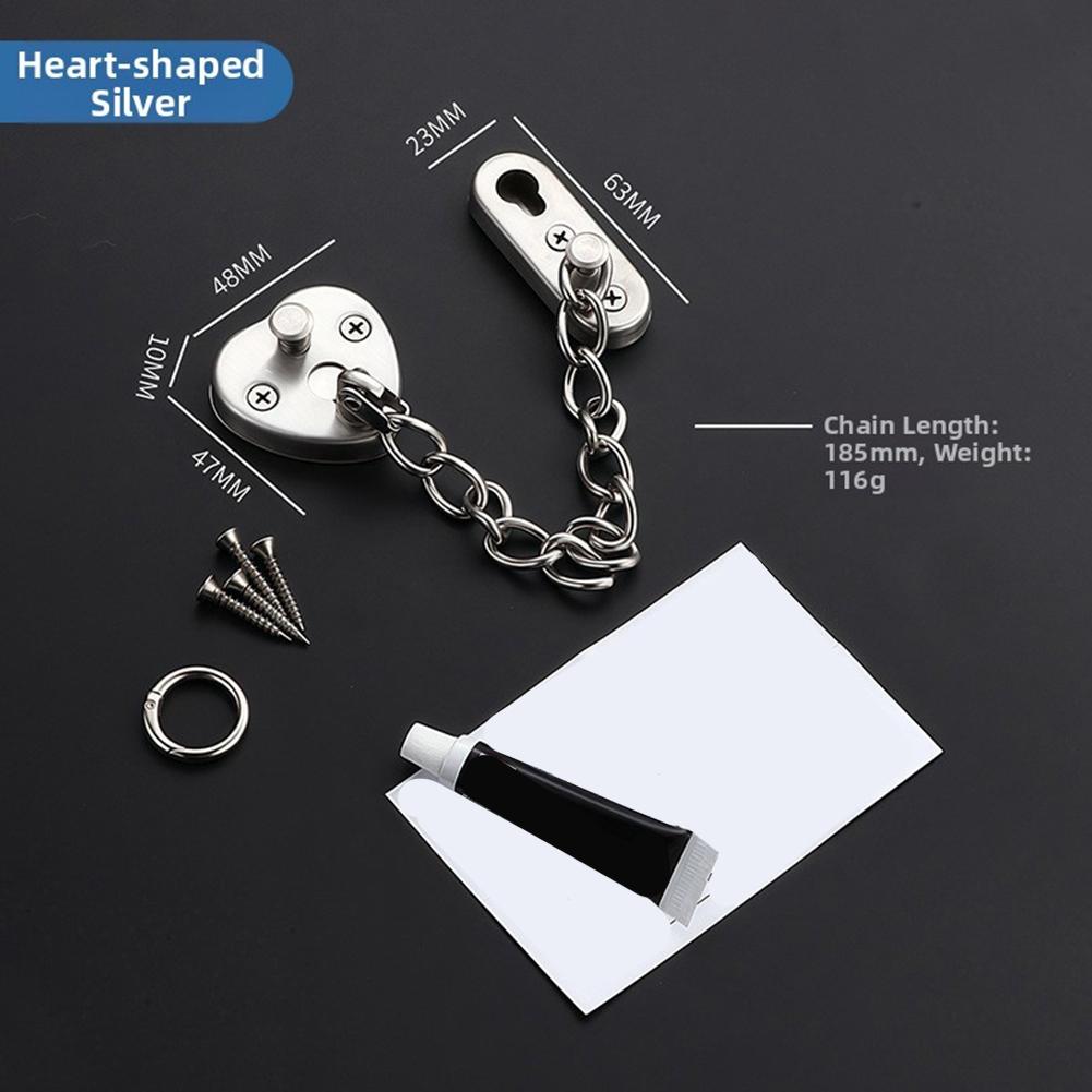 ล็อคโซ่ประตูสแตนเลส ไม่ต้องเจา - Home Security Door Reinforcement Lock บทวิจารณ์และราคา