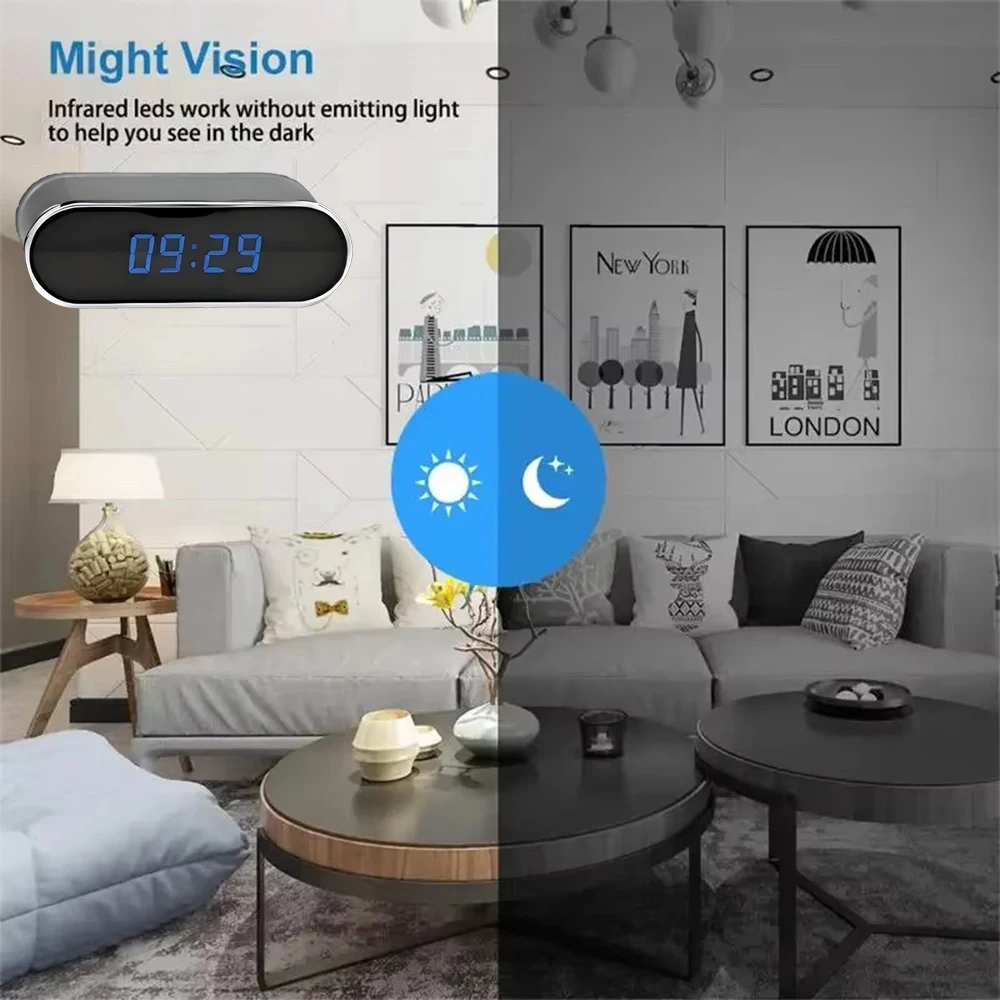 รุ่นอัปเกรดใหม่, กล้องขนาดเล็ก - Hidden Camera Clock บทวิจารณ์และราคา